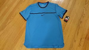 2016 NIKECOURT AEROREACT RAFAEL NADAL CHALLENGER MEN TENNIS TOP Blue (L) 801704