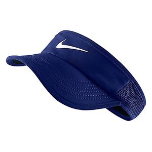 Nike Court Featherlight Tennis Visor Blue XS Small FREE SHIPPING