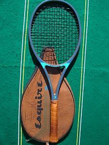 Vintage1980s Esquire Super Flex Graphite Racket 4 3/8 Strung 16x18 Cover EXCL