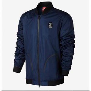 NWT $180 Nike Court Bomber Tennis Jacket Federer Nadal Midnight Navy 816269-410