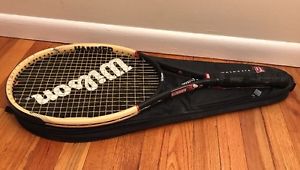WILSON Hammer 7.3 Swing Index Titanium TENNIS RACQUET RACKET 4 1/4 W/ Cover