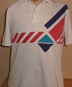 vintage 1980s Adidas tennis shirt fits as Medium