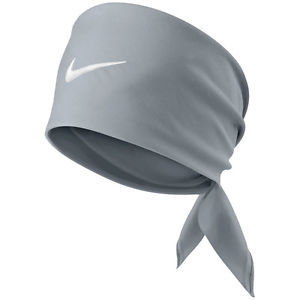 Brand NEW NIKE Light Base Grey Tennis Bandana Color 411317-001