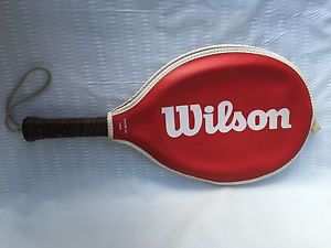 WRANGLER RACQUETBALL RACKET TRENWAY COMES WITH RED WILSON TENNIS RACKET COVER