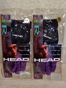 ~NEW~ Lot of 6 HEAD Renegade Right Hand Racquetball Glove Premium GOATSKIN Sm