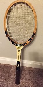 Pancho Gonzales Spalding Tennis Racquet Vintage Wooden Signature Model