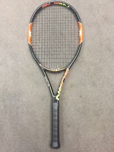 Wilson Burn 100 Team 4-1/8 Tennis Racquet