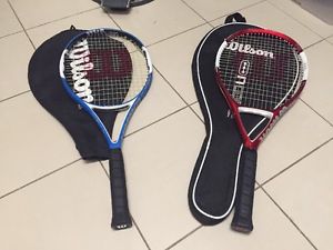 Wilson N Code N5 & Wilson N Fury Hybrid Tennis Racquets (4 3/8)