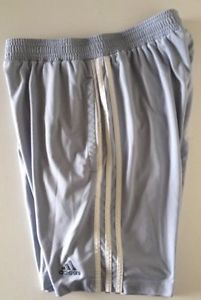 Mens Light Blue Adidas 3 Stripes Competition Shorts Size Small S