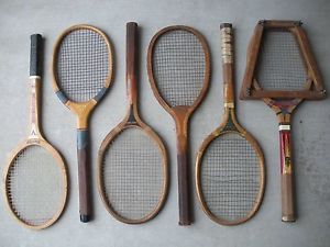 Vintage Wood Tennis Racket Lot