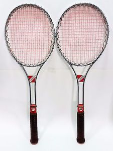 LOT OF 2 Vintage Wilson Tennis Racquet