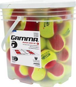 Gamma Sports Kids Training (Transition) Balls - 60 Orange Dot 78 Green Dot Qu...
