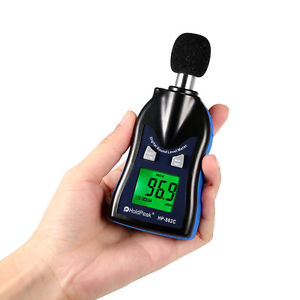 LCD Digital Sound Level Meter Noise Measuring Decibel Monitor Tester 30-130dB