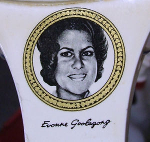 Vintage Dunlop Evonne Goolagong Wood Frame Tennis Racket, Light 4 1/2