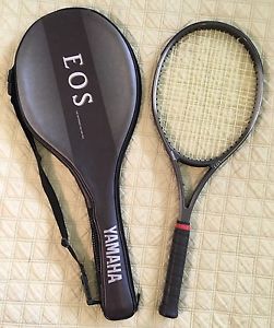 YAMAHA EOS 95SQ" 16X18 GRAPHITE TENNIS RACKET W/CASE & NEW 4 3/8 GRIP SINGAPORE