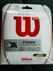 Wilson NXT 16g Tennis Strings (2 sets)