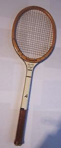 Bobby Riggs Signature Vintage Tennis Racket Seamco Hardwood Good Condition
