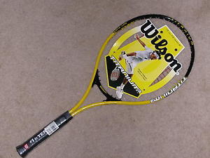 New NWT Wilson Titanium3 Soft Shock Tennis Raquet 4 3/8" Grip