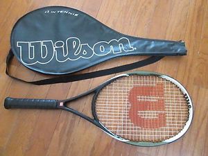 WILSON Hyper Hammer Carbon TENNIS RACQUET 5.3 Premier 110 sq.in with Case