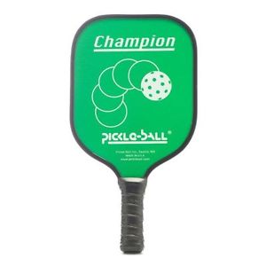 Champion Pickleball Paddle Green, Thin grip - 4"