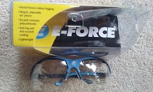 EForce E-Force Racquetball EyeWear Goggles Dual Focus