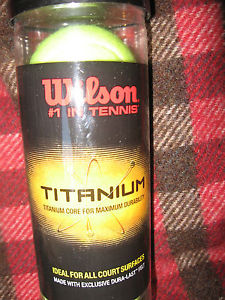 Wilson Titanium Core for Maximum Durability Tennis Balls