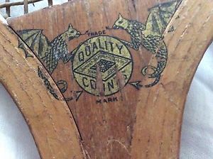 Vintage/Antique Tennis Racquet Diamond Brand Great Logo! Rare!