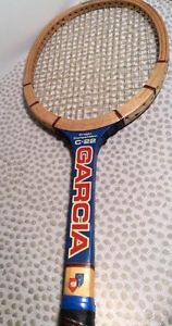 EXTREMELY RARE Garcia Cragin C-22 Wood Tennis Racket Racquet Handcrafted in USA