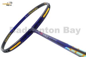 Apacs N Force III Navy Blue 4U Badminton Racket Free String + Stringing PU Grip