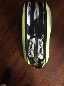 BABOLAT AERO 6 PACK YELLOW RACKET RACQUET BAG BACKPACK