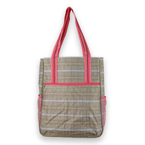 All For Color Tennis Shoulder Bag - Khaki Rattan