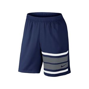 NWT Nike Court Graphic 9 Inch Short 729264 410 Midnight Navy Size M