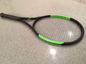 Wilson Blade 104 --- 4 1/8 Tennis Racket --- Slightly Used. Latest Model.