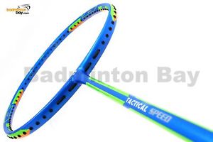 Apacs Dual Power & Speed TACTICAL Blue (4U) Badminton Racket String + PU Grip