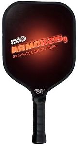 ARMOR 215g USAPA Approved PickleBall Paddle - Graphite Carbon Fiber Nomex Core