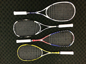 4 Squash Racquets