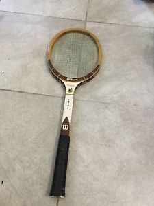 Vintage WILSON Jack Kramer Topspin Wooden Tennis Racquet Good Condition