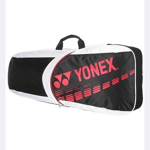 YONEX 2 Racquet Bag - Tennis & Badminton Racquet Racket Bag - Black/Red -Reg $45