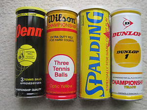 Vintage tennis balls Wilson Penn Dunlop Spalding