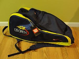 Wilson US Open 4-6 Tennis Racquet Bag Case Double Shoulder Strap  Backpack