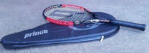 PRINCE O3 Orange Tennis Racquet Racket 4 3/8 with Case