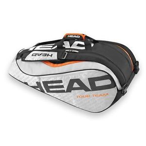 *NEW* Head Tour Team 2016 Supercombi 9 Pack Silver/Black Tennis Bag