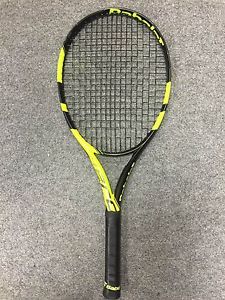 Babolat Pure Aero 2016 4 1/4 STRUNG (Tennis Racket 300g 10.6oz FSI Cortex Drive)