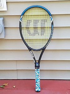 Wilson Carbon Hyper Hammer 4.3, 100 sq. in. tennis racquet 4 1/4