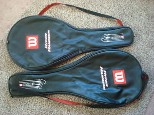 Wilson Hyper Hammer Tennis Racquet Cases with Strap in Excellent Condition