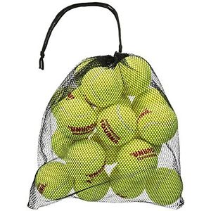 Durable 18 Tennis Balls with Mesh Bag, Sport Outdoor