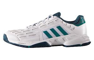 Adidas Barricade Court 2 Men's Tennis Shoes Sneakers NEW Size 11 White/Green