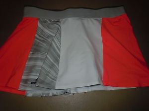 adidas x Stella McCartney - Tennis Skort (Large) Red / White-Grey AP4845