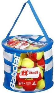 Babolat Mid Tennis Ball - Size: Standard,Diameter:2.5 cm (Pack of 36, Yellow)