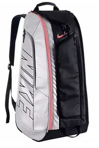 New Nike Court Tech 1.0 Tennis Bag (Black-Silver-hot lava) [BA4866-015] $150.00